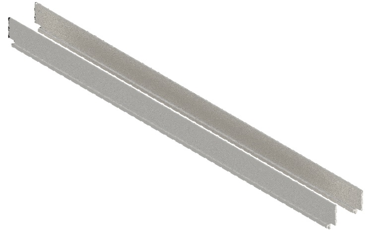 Produktbild UBK 500 222  -  Kantenprofil für Winkel-Verbinder zu Unterflur-Bodenkanal UBK 500, für 22mm Vertiefung